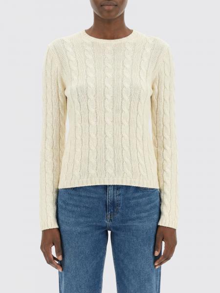 Ralph Lauren Rundhalspullover aus geflochtener Seide