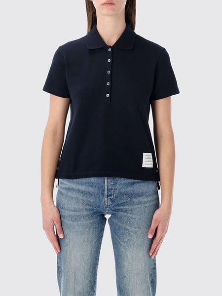 4-Bar Cotton Polo Thom Browne