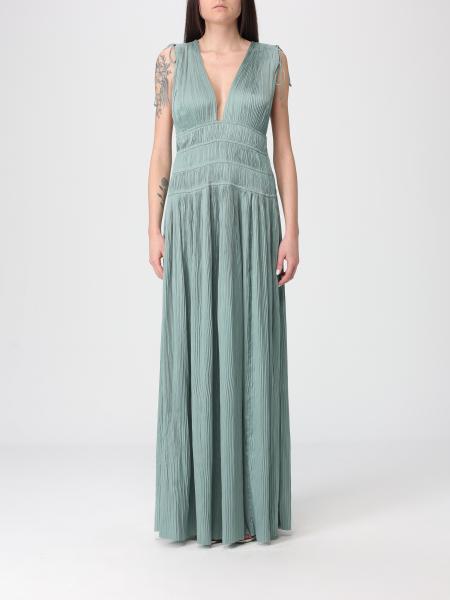 Tasneem Pleated Crepe Long Dress Ulla Johnson