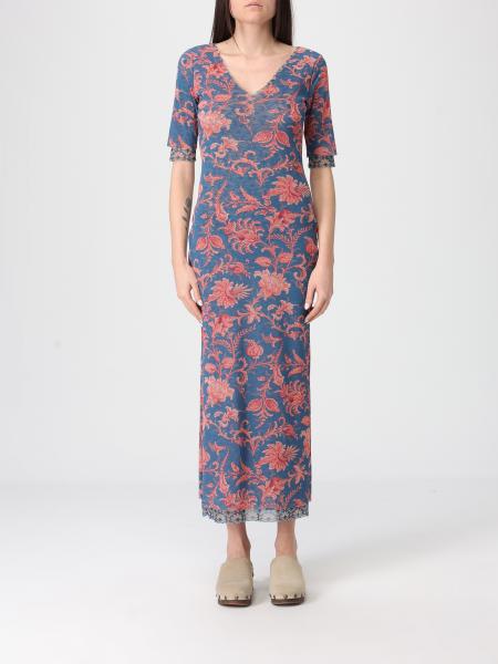Printed Stretch Tulle Midi Dress Etro