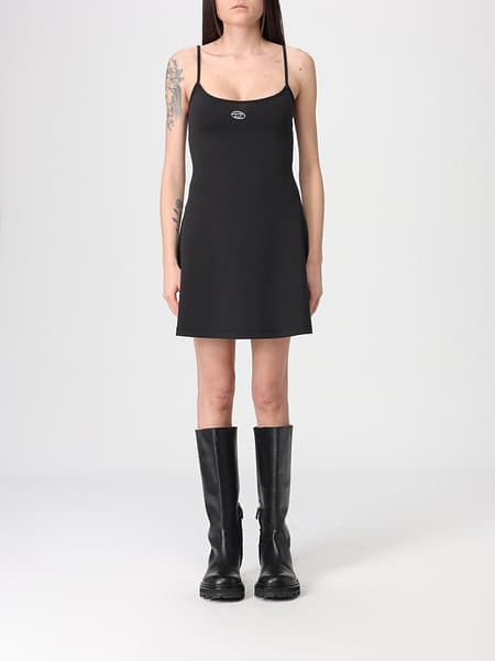 Cotton Mini Dress Diesel