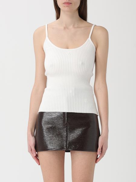 Ribbed Jersey Tank Top Courrèges