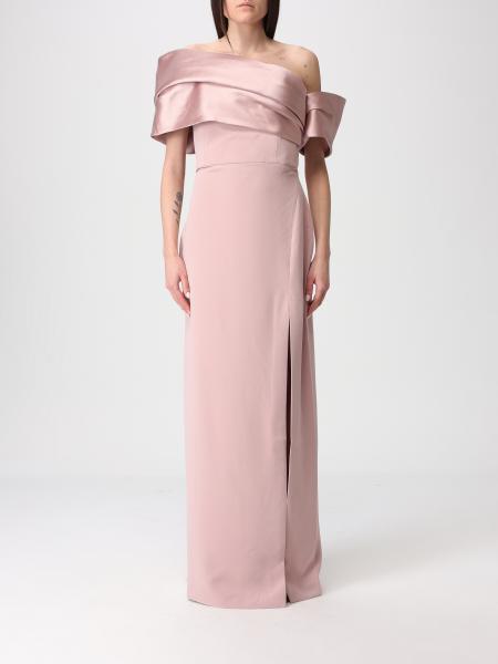 Solace London Elegant Crêpe Dress