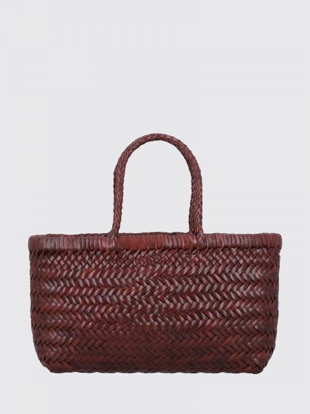 Dragon Diffusion Mini Flat Gora Woven Leather Bag