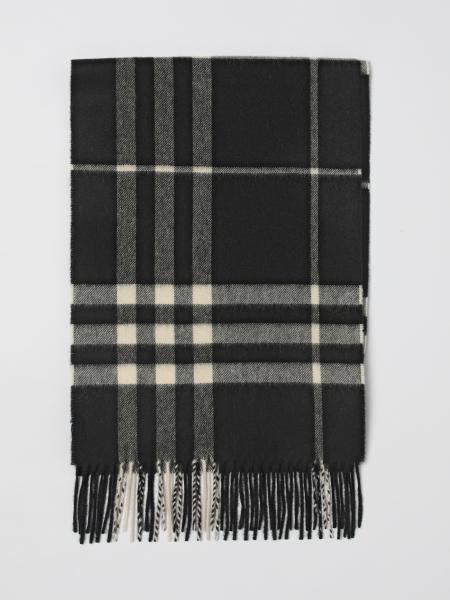 Burberry Cashmere Check Pattern Scarf