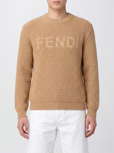 Wool Crew Neck Pullover Fendi