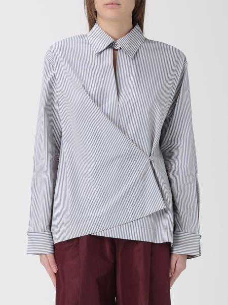 Striped Cotton Shirt Fendi