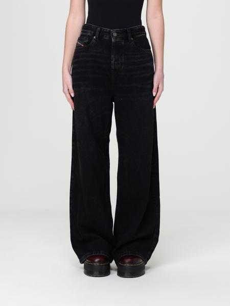 Diesel D-Sire Wide-Leg Denim Jeans