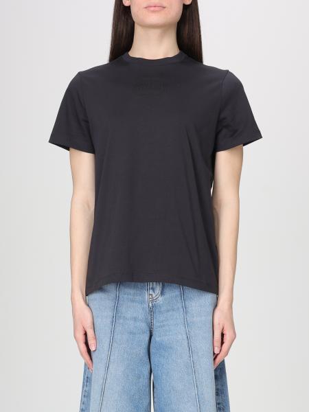 Ganni T-Shirts in Organic Cotton with Logo