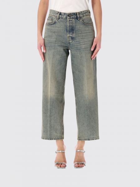 Cropped Jeans aus Baumwoll-Denim Haikure