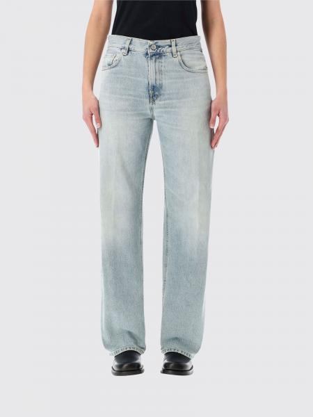 Straight Jeans aus Denim Haikure
