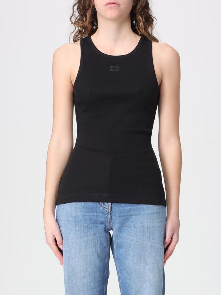 Basic Logo Organic Cotton Top Ganni