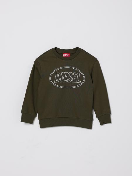 Sudadera Scircle Over de cuello redondo de algodón Diesel