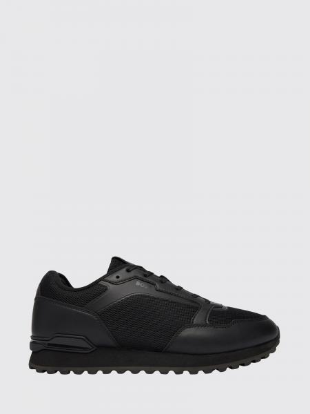 Parkour Leather and Mesh Sneakers Boss