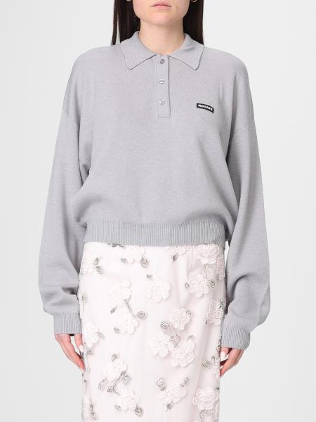 Rotate Cotton Polo Shirt with Logo
