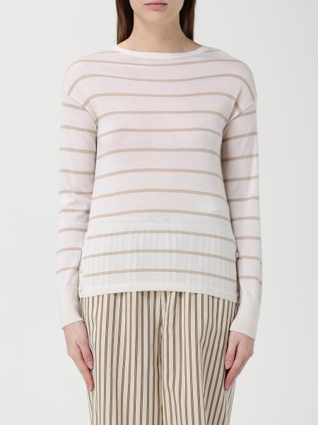 Striped Cashmere and Silk Pullover Max Mara