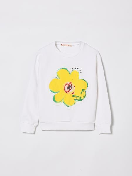 Sudadera de cuello redondo de algodón Marni