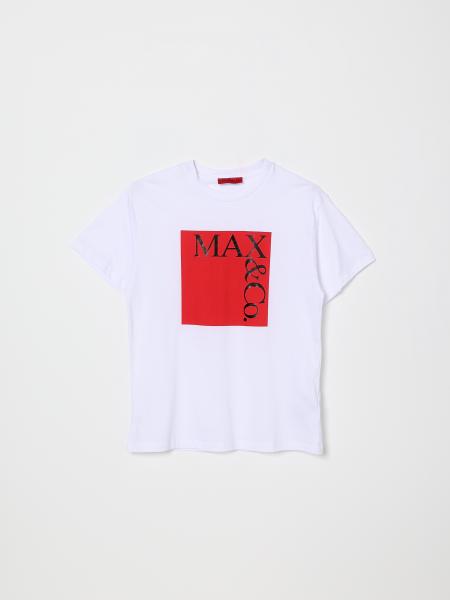 Printed Cotton T-shirt Max&Co. Kid