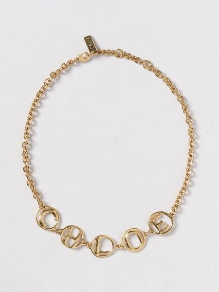 Chloé Script 黄铜项链