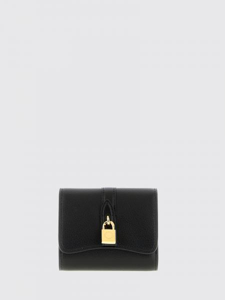 Falabella Grained Synthetic Leather Wallet with Lock Stella McCartney