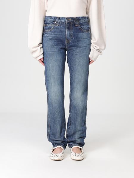 Khaite Slim Fit Cotton Denim Jeans