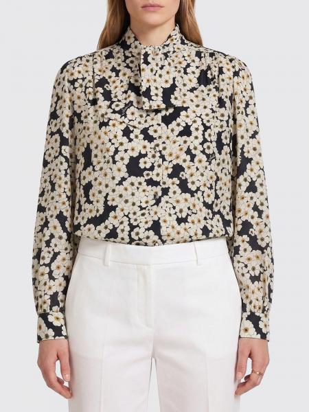 Camicia Valentino in seta con stampa floreale