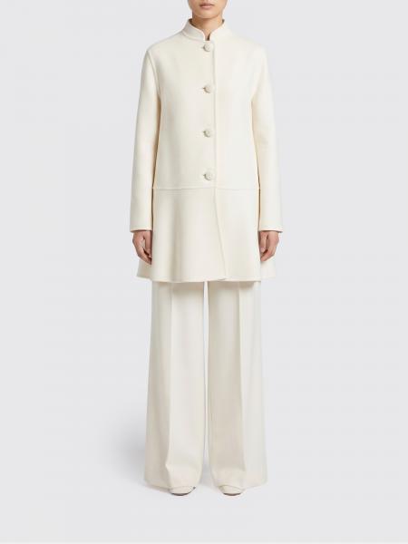 Single-breasted Coat Valentino in Virgin Wool and Cashmere