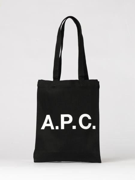 A.P.C. Cotton Canvas Tote Bag