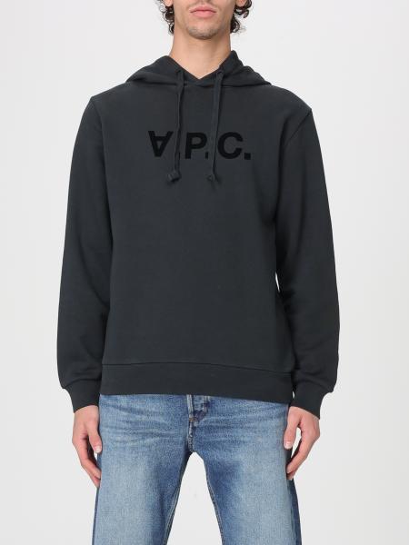 A.P.C. Cotton Stretch Hoodie with Logo