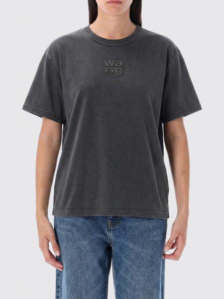 T-shirts en coton à logo Alexander Wang