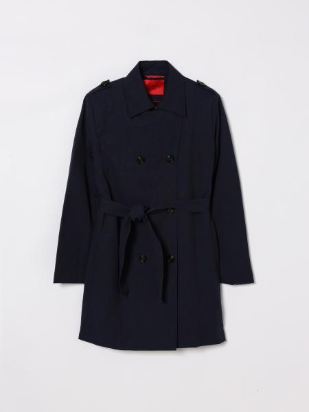 Max&Co. Kid Cotton Double-Breasted Trench Coat