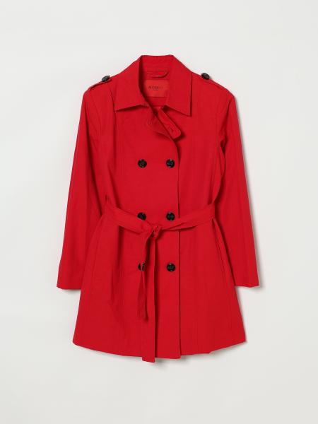 Max&Co. Kid Cotton Double-Breasted Trench Coat
