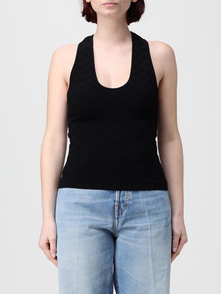 Viscose Blend Basic Top Gucci