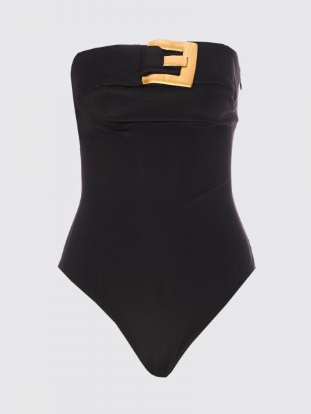 Balmain One-Piece Swimsuit with Maxi Buckle