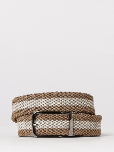 Striped Viscose Canvas Belt Paul & Shark