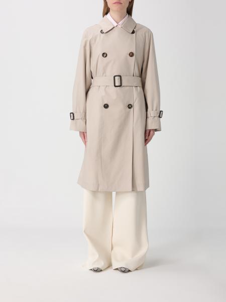 Max Mara The Cube Double-Breasted Cotton Trench Coat