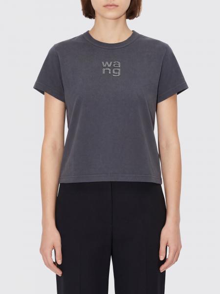 Cotton T-shirts Alexander Wang with Logo