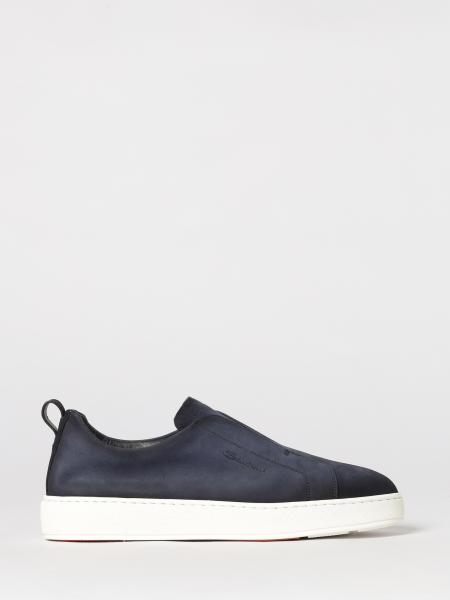 Santoni Victory 磨砂革运动鞋