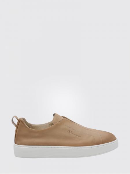 Santoni Victory 磨砂革运动鞋