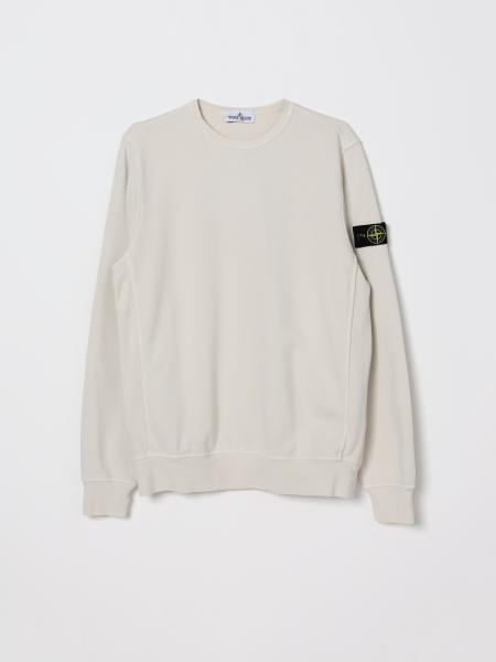 Felpa girocollo Stone Island Junior in cotone