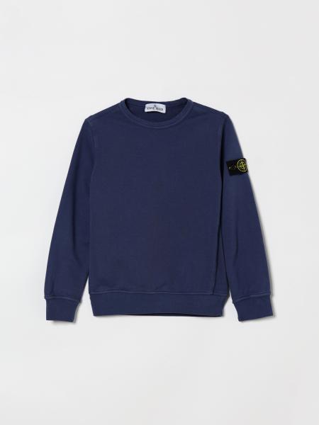Stone Island Junior Cotton Crewneck Sweatshirt