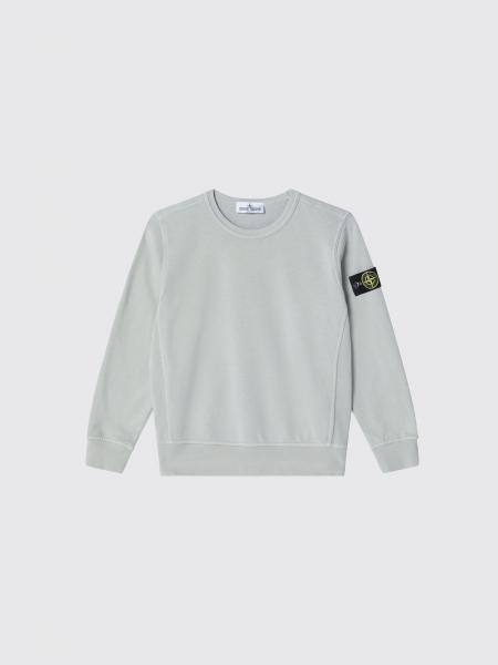 Stone Island Junior Cotton Crewneck Sweatshirt