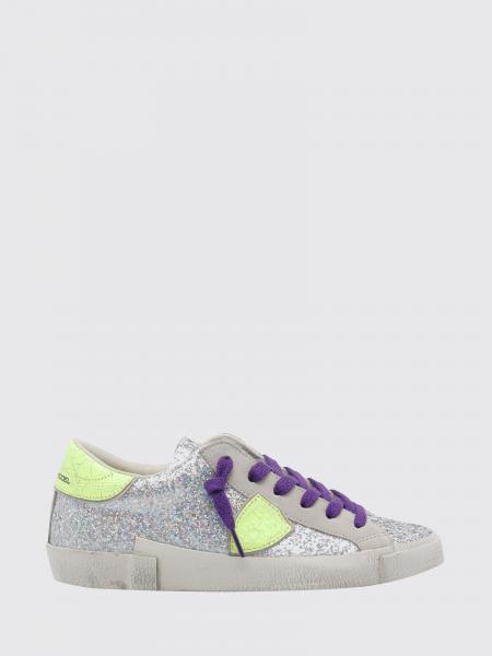 Sneakers Prsx Philippe Model in pelle used e cavallino animalier