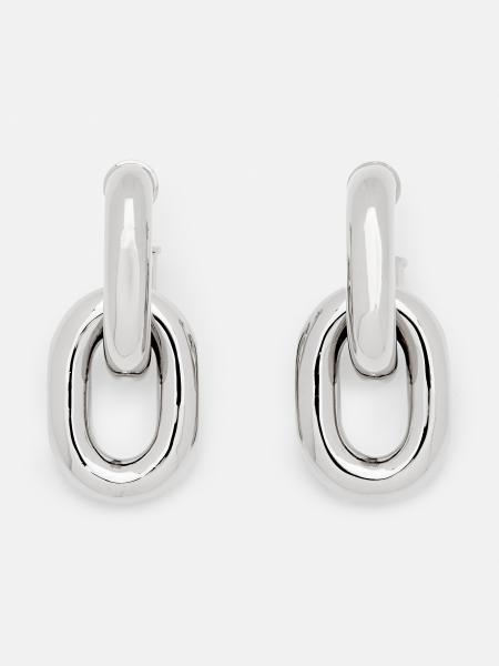 Double XL Link Brass Earrings Rabanne