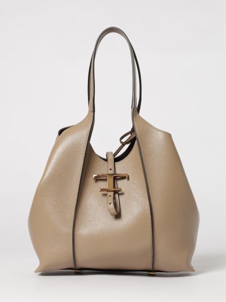 Bolso T Timeless mini de piel martillada Tod's