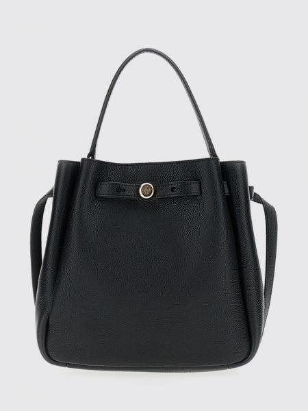 Romy Grained Leather Bucket Bag Tory Burch
