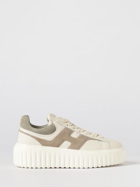 Sneakers H-Stripes Hogan in pelle martellata