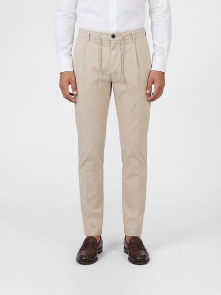 Eleventy Cotton Drawstring Trousers