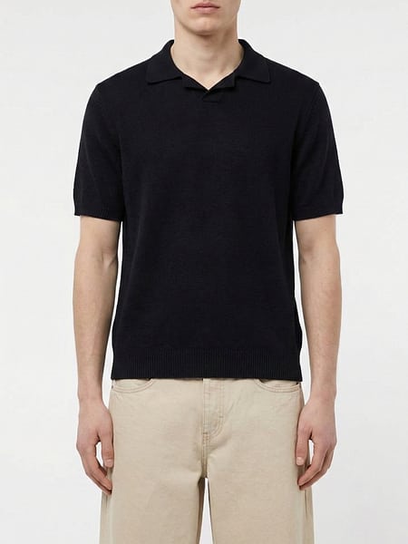 Eleventy Cotton Knit Polo