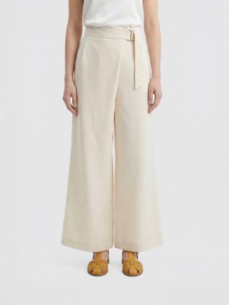 Brunello Cucinelli 플레어 린넨 혼방 팬츠
